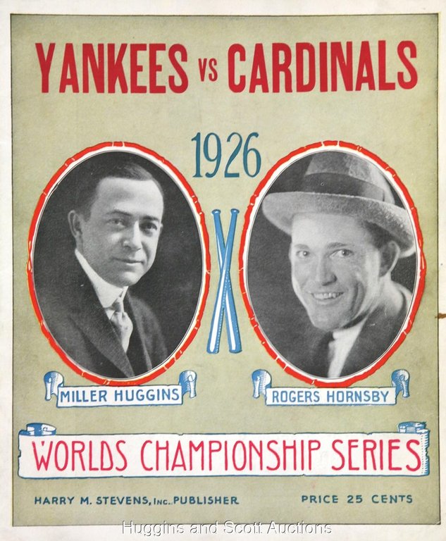 St. Louis Cardinals 1926 World Series Program T-Shirt by Big 88