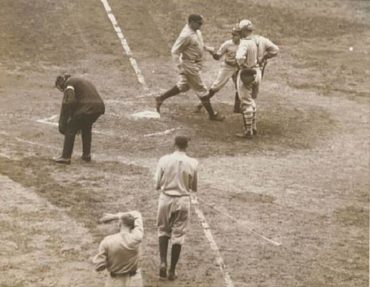 Polo Grounds, Manhattan, NY, October 11, 1923 – Ruth Hits 2 HRs In World Series