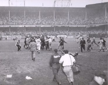 Ebbets Field, Brooklyn, NY, September 30, 1956 – Dodgers And Fans Celebrate Winning NL Pennant