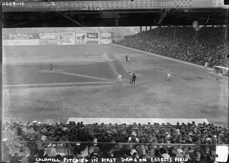 The First Ever Game At Ebbets Field Baseball History Comes Alive