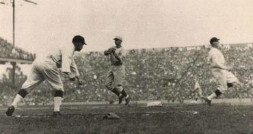 Griffith Stadium, Washington D.C., October 4, 1924 – Action in the First Game of the 1924 World Series