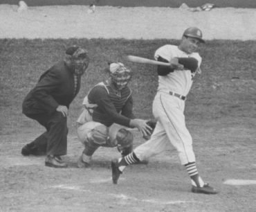 Sportsman Park, St Louis, MO, September 29, 1963 – Stan Musial’s final swing of the bat