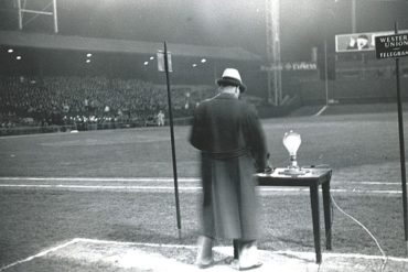 Crosley Field, Cincinnati, OH, May 24, 1935 – 81 years ago today 1st MLB night game is played