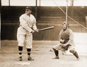 Augusta, GA, March 18, 1926 – Ty Cobb hits with his new spectacles