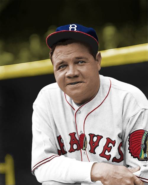 Babe Ruth As A Boston Brave 1935 A Miserable Year Baseball History 