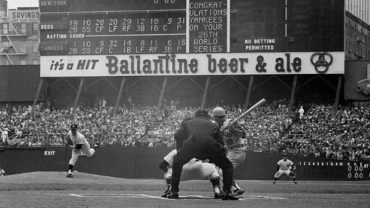 Yankee Stadium, Bronx, NY, October 4, 1961 – Whitey Ford delivers first pitch of 1961 World Series against the Cincinnati Reds