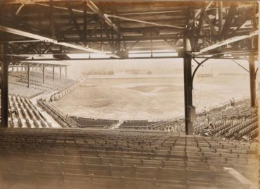 Forbes Field, Pittsburgh, PA, 1909 – Final touches are put on Pirates new state of the art ballpark
