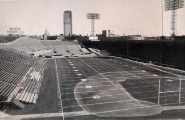 NFL in Ballpark Series Fenway Park, Boston, MA, ca 1963 – Red Sox ballpark was home to five professional football teams