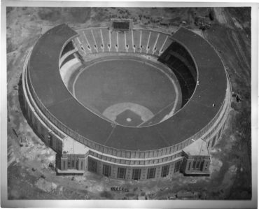 Cleveland Municipal Stadium, 1931 – Completion is near for the future Indians home