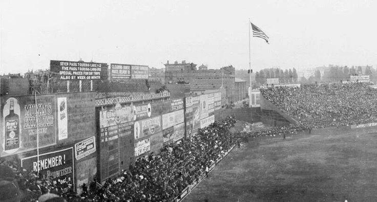 Fenway Park, Boston, MA, October, 12, 1914 – Crowd awaits Game Three between Braves and Athletics