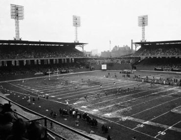 NFL in Ballpark Series, Comiskey Park, Chicago, IL, November 10, 1946 – Chicago Cardinals fall to the Green Bay Packers 19-7