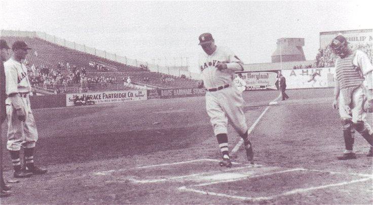 Braves Field, Boston, MA, April 21, 1935 – Braves Babe Ruth hits his 710th career HR in 8-1 loss