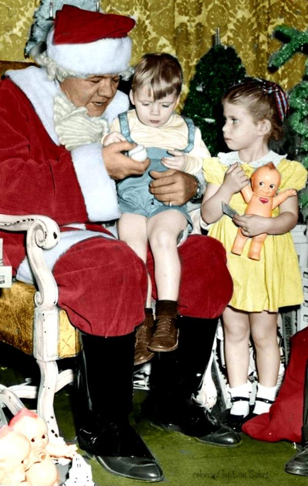 Babe Ruth at Christmas!