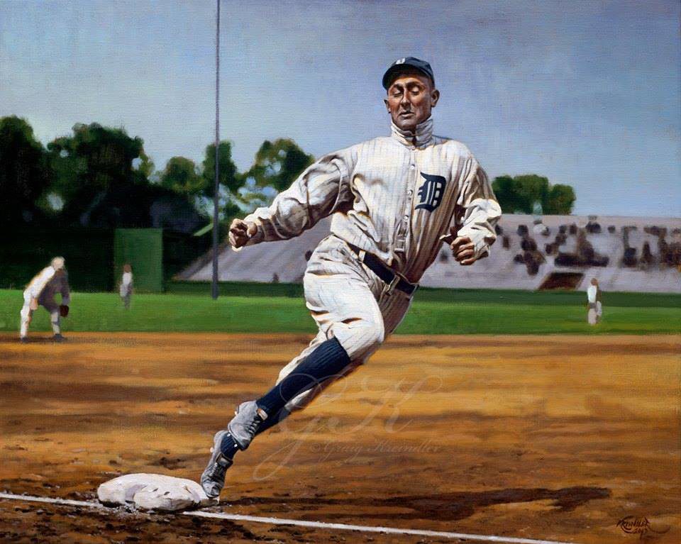 Ty Cobb Re-signs with the Tigers for $4,000!