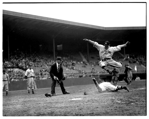 Fenway Park, Boston, MA, May 20, 1937 – Indians Jeff Heath flies like a butterfly in 16-5 romp over Red Sox