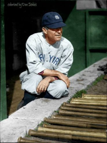 Beautiful Miller Huggins Colorization by Don Stokes!