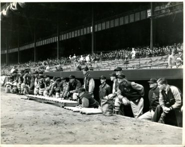 Yankee Stadium, Bronx, NY, April 20, 1939 – With some sleuth work, a very historic photo of Ted Williams’ first MLB game is uncovered