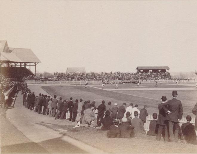 Princeton, NJ, April 11, 1896 – The Princeton nine fall to the NY Giants 11-10 in a exhibition game