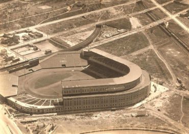 Yankee Stadium, Bronx, NY, 1923 – A personal favorite photo of mine, it was taken just before it opened on April 18th
