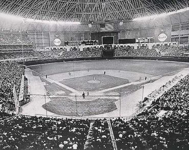 The Astrodome Opens, April 9, 1965 – The Indoor Era in Baseball Begins!