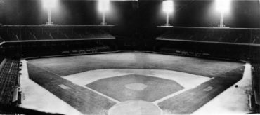 Comiskey Park, Chicago, IL, August 11, 1939 – Trial run with new lights days before first night game for White Sox