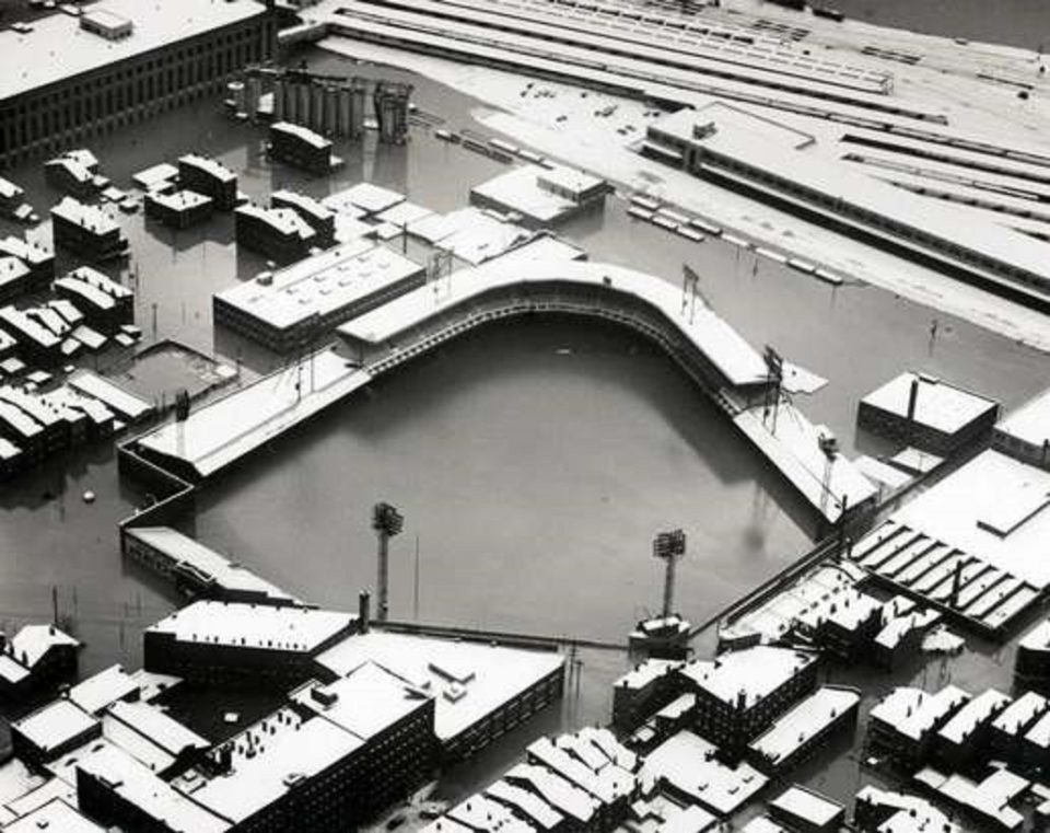 The Historic Flood of 1937 Devastates Cincinnati’s Crosley Field!