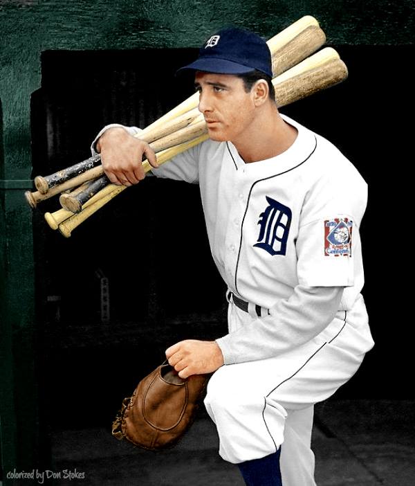 Beautiful Colorization of Hank Greenberg by Don Stokes!