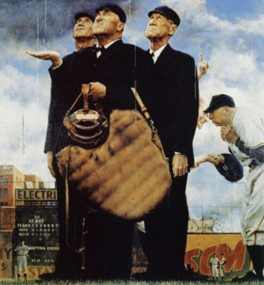 Norman Rockwell and Baseball, Part Two: The Three Umpires