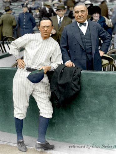The Great Yankee Manager, Miller Huggins, Colorized by Don Stokes
