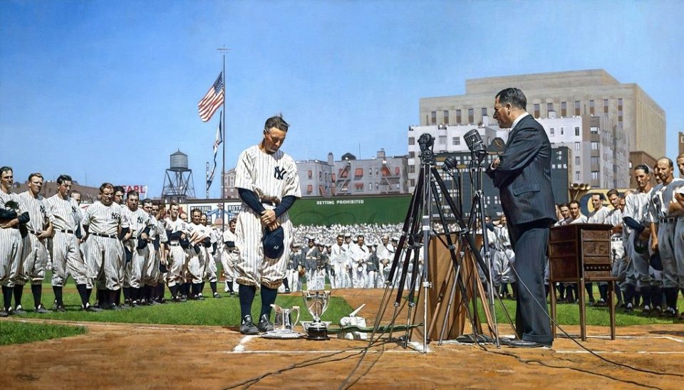 Lou Gehrig Day Photo 8X10 Yankees Luckiest Man Speech 1939  Buy Any 2 Get 1 FREE 
