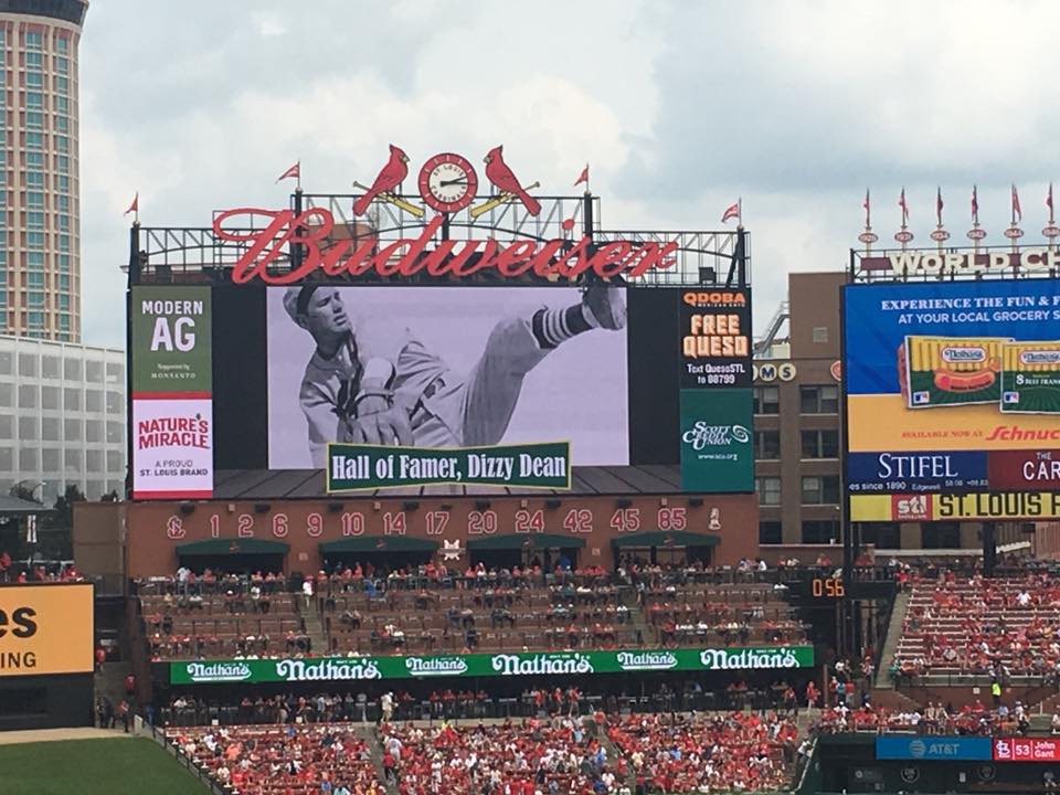 Sunday Was “Dizzy Dean Day” At Busch Stadium…And Grand-Nephew Mark Dean Tells Us About It!