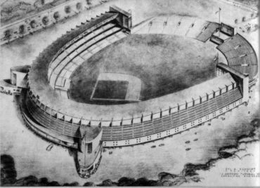 Here is something different and unique for today – the initial plans for a new St Louis Cardinals ballpark drawn up in 1949!