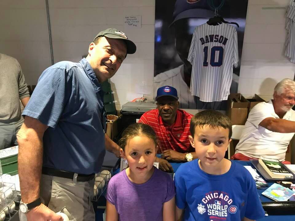 I Meet Andre Dawson at Cub Spring Training in Mesa, Arizona!