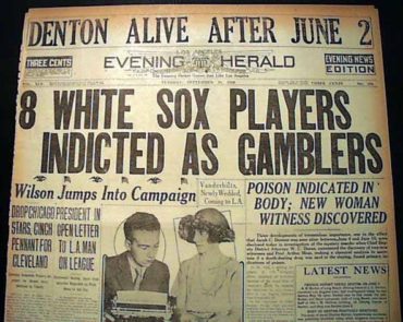 Another Look At the 1919 World Series: The Eye-Witness Accounts
