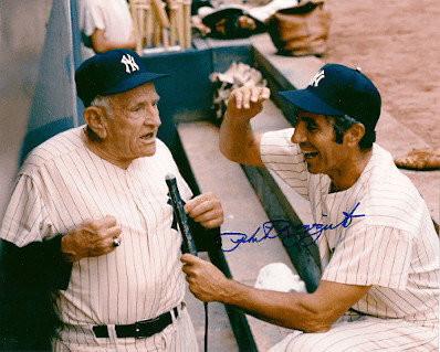 rizzuto autographed yankees