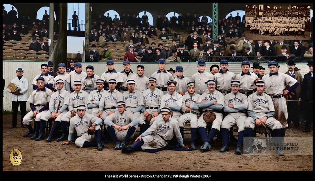 Beautiful Colorization From The 1903 World Series! Learn Why This Photo Is Very Significant for Us!