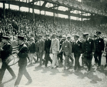“Lucky Lindy”—And Rogers Hornsby—Visit Sportsman’s Park, June 18, 1927
