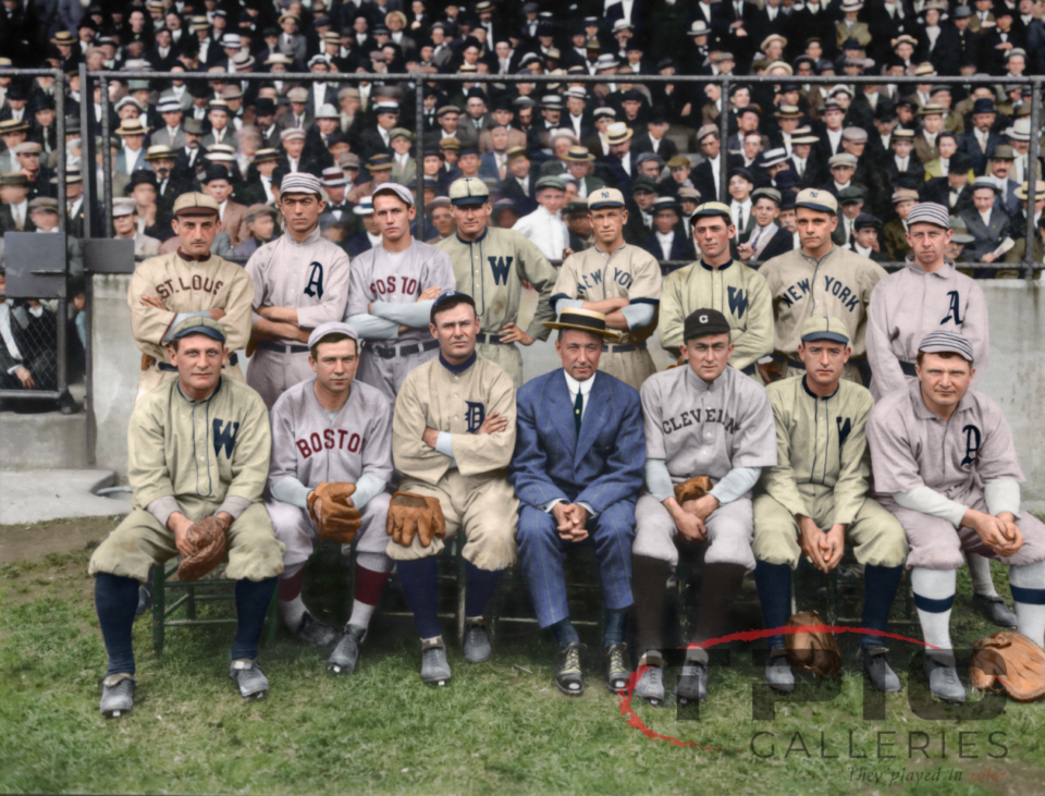 Beautiful Color Restoration of the Addie Joss Benefit Game by Chris Whitehouse