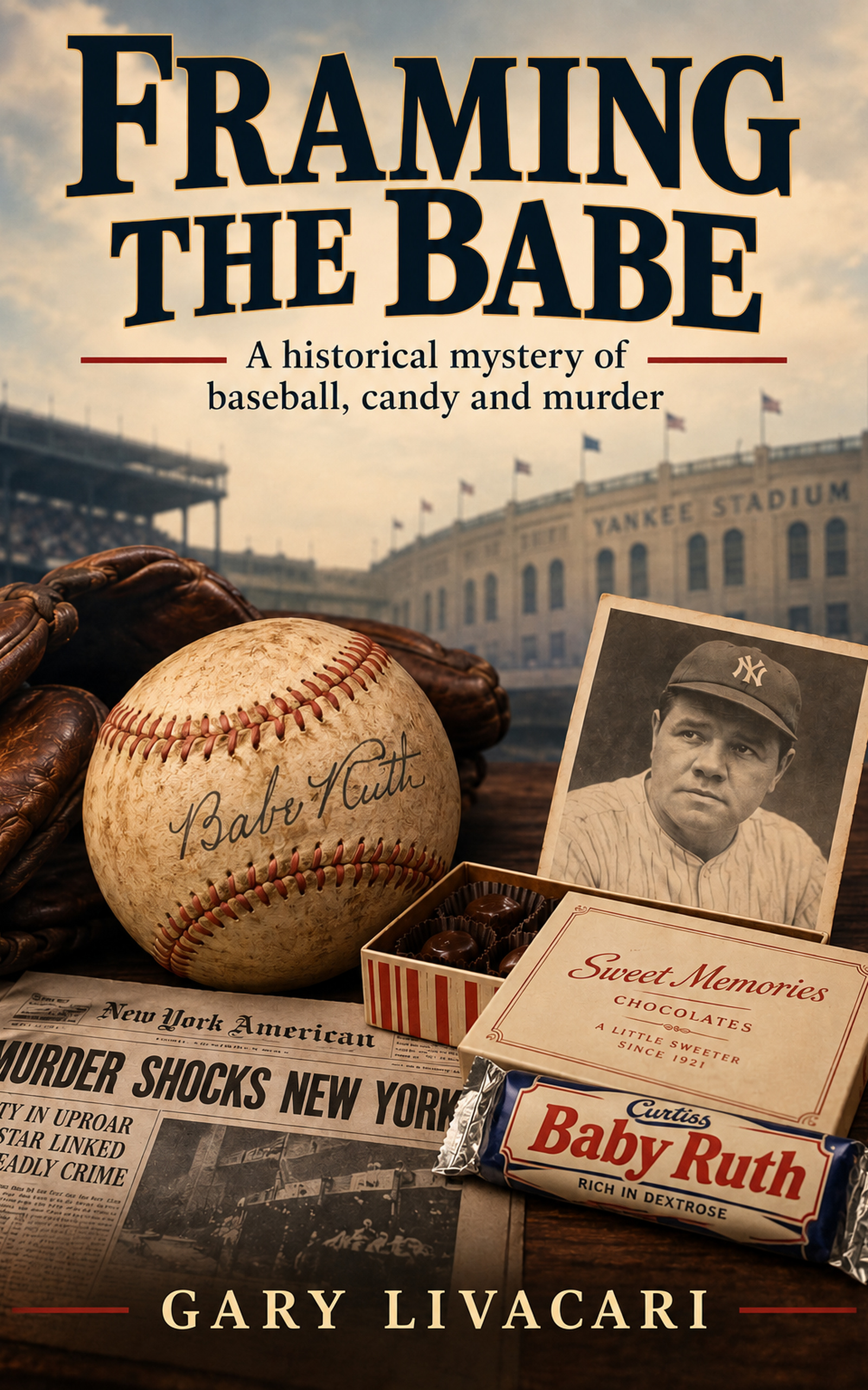 My New Book: Framing the Babe, A historical mystery of baseball, candy, and murder